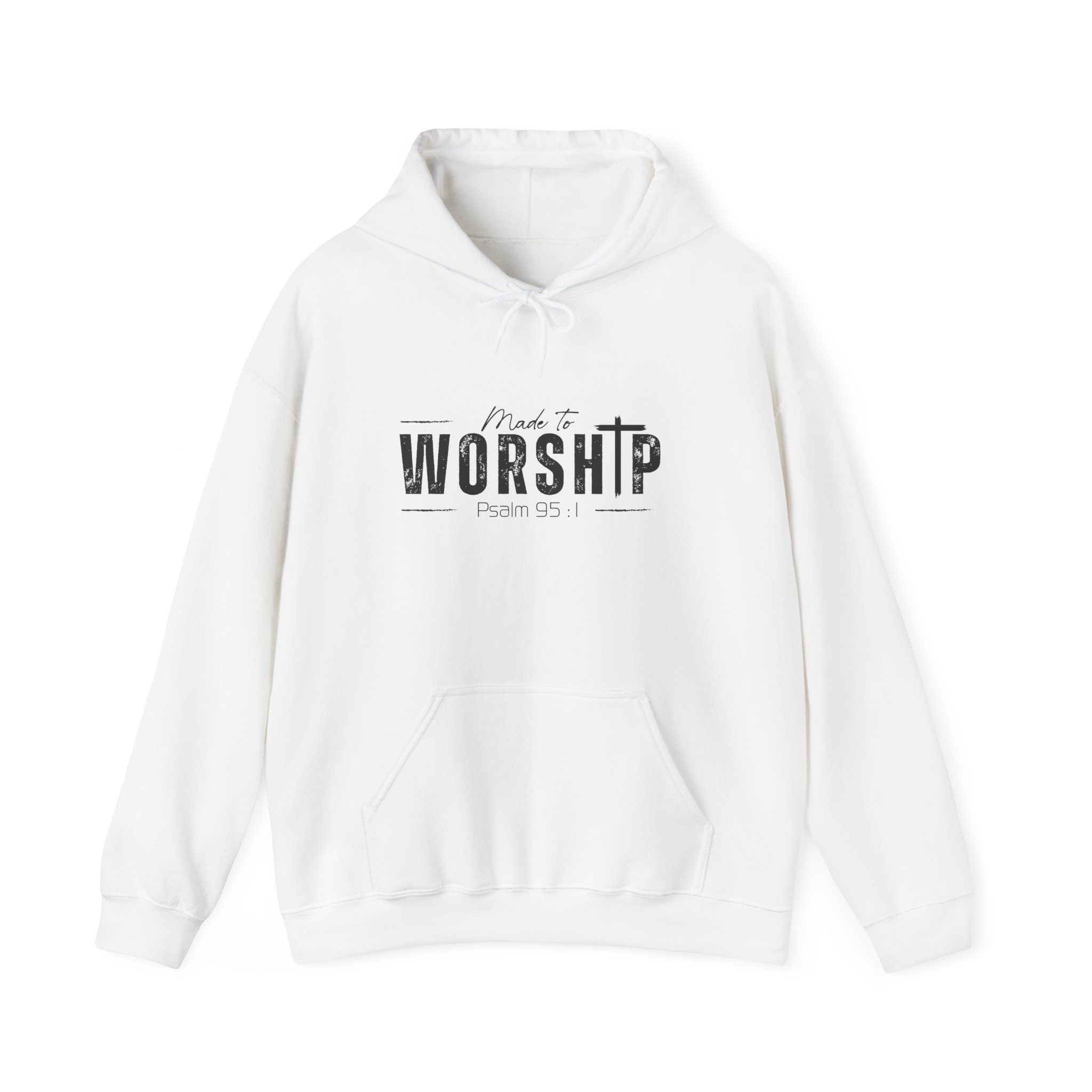 Christian Worship Hoodie - Psalm 95:1